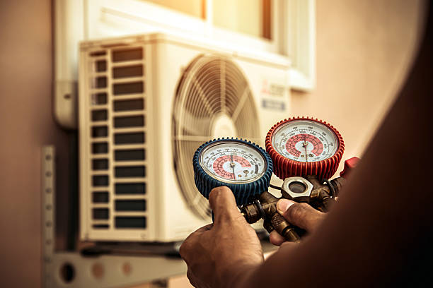 Professional Furnace Repair technician working in Hamilton, MI